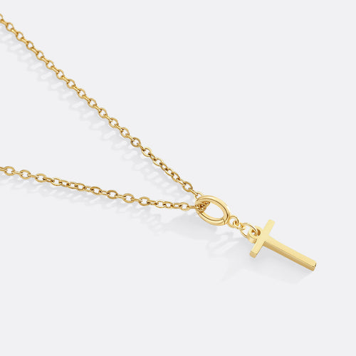 Minimalist Initial Charm Necklace