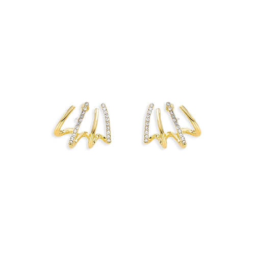 Claw Stud Wrap Earrings