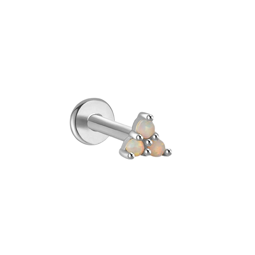 Opal Trio Sleeper Stud Earrings | 18g