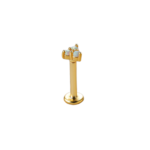 Opal Trio Sleeper Stud Earrings | 18g