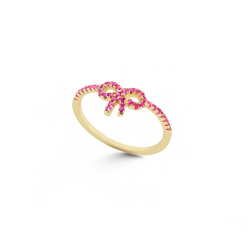 Pave Bow Ring