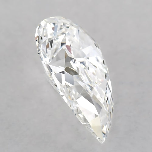 H Color SI Clarity 5 Carat Pear Cut Lab Grown Diamond