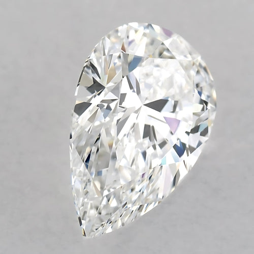 H Color SI Clarity 5 Carat Pear Cut Lab Grown Diamond