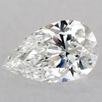 H Color SI Clarity 5 Carat Pear Cut Lab Grown Diamond