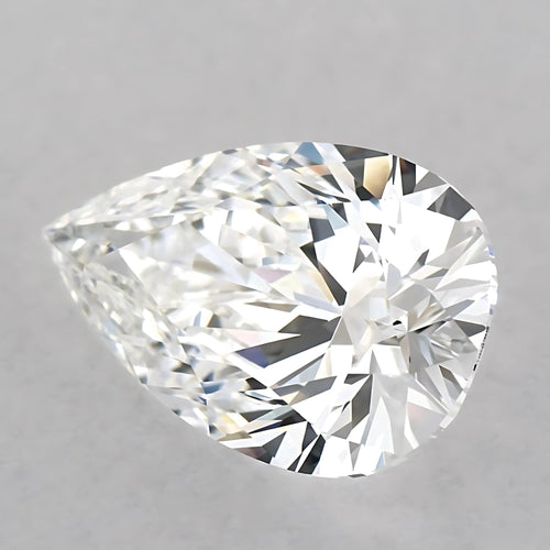 H Color SI Clarity 5 Carat Pear Cut Lab Grown Diamond