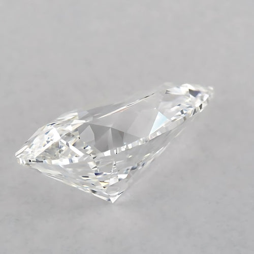 H Color SI Clarity 5 Carat Pear Cut Lab Grown Diamond
