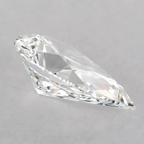 H Color SI Clarity 5 Carat Pear Cut Lab Grown Diamond