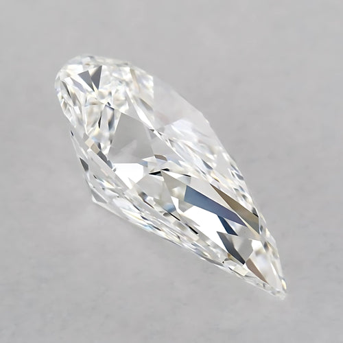 H Color SI Clarity 5 Carat Pear Cut Lab Grown Diamond