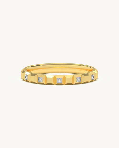 Hexa Stone Ring