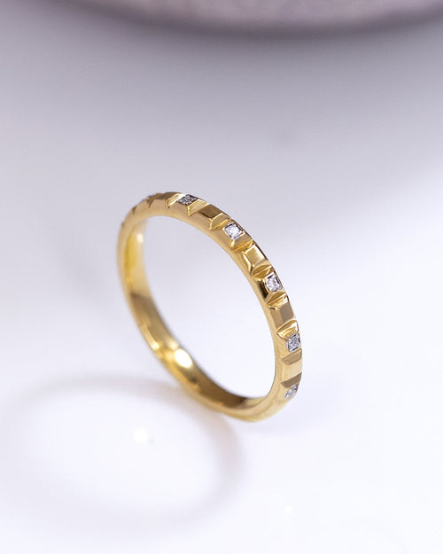 Hexa Stone Ring
