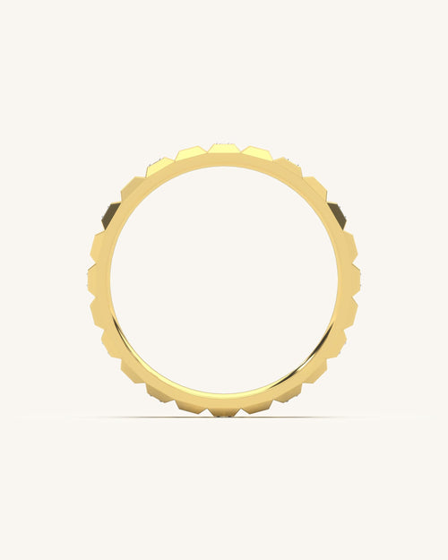 Hexa Stone Ring