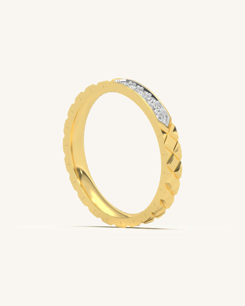 Textured Shine Ring