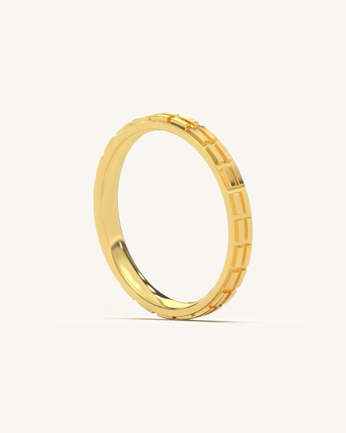 Block Pattern Ring