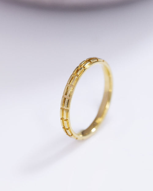 Block Pattern Ring