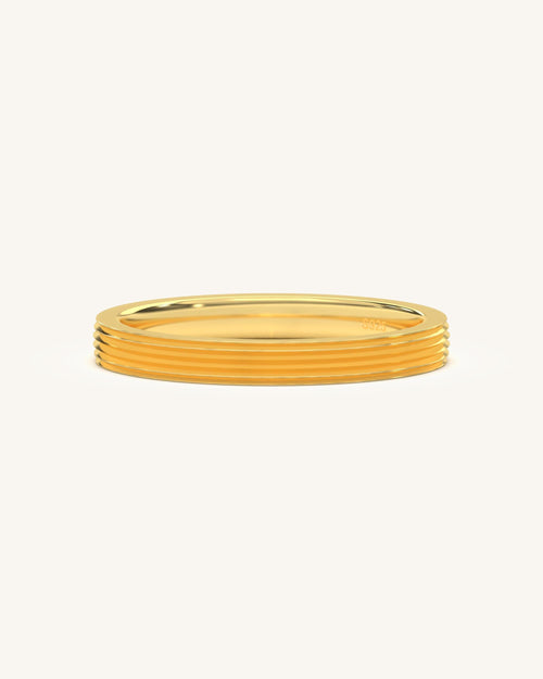 Ridge Texture Ring
