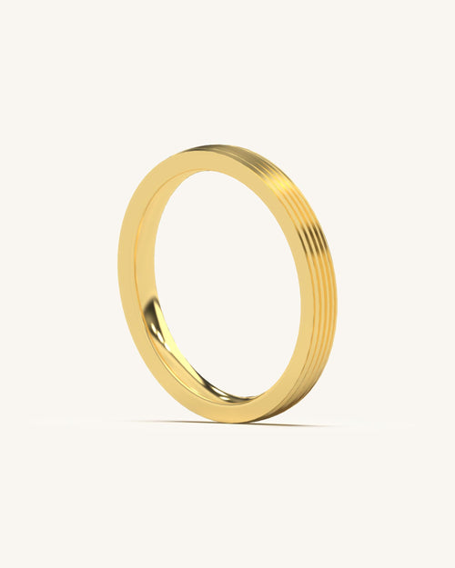 Ridge Texture Ring