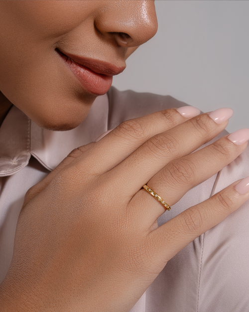 Thin Sparkle Ring