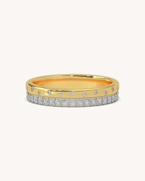 Modern Double Layer Ring