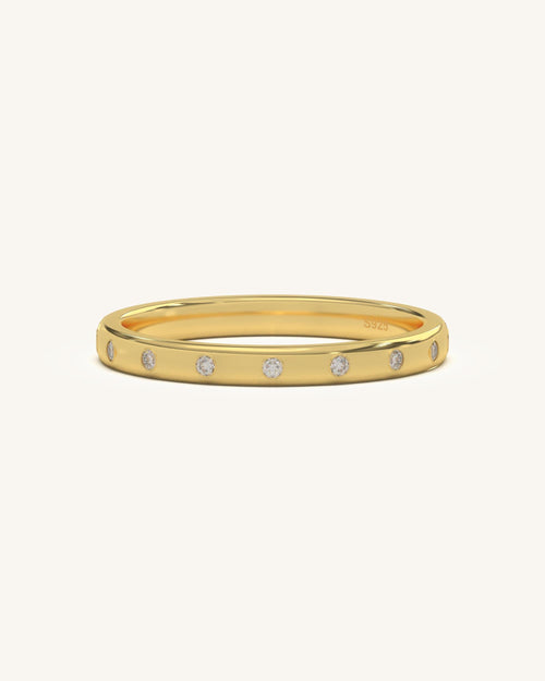 Polished Dot Ring