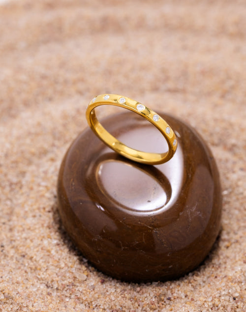 Polished Dot Ring