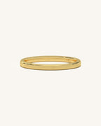Plain Gold Plated Silver Ring