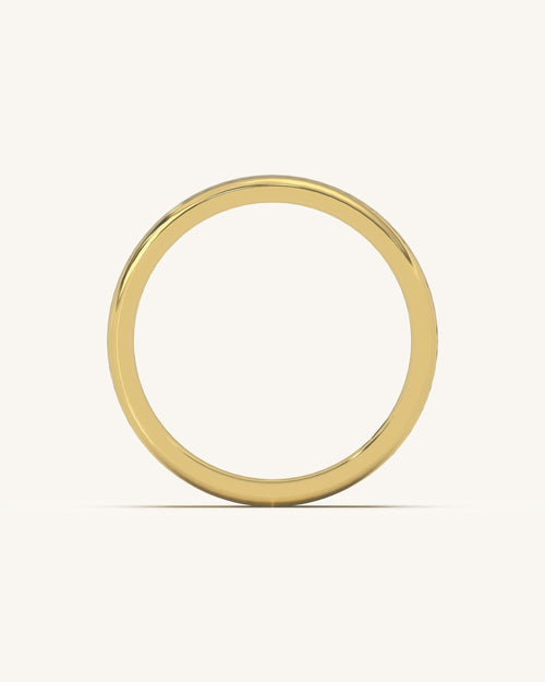 Black Enamel Edge Ring