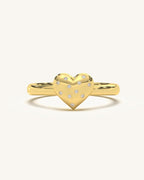 Sparkling Heart Ring