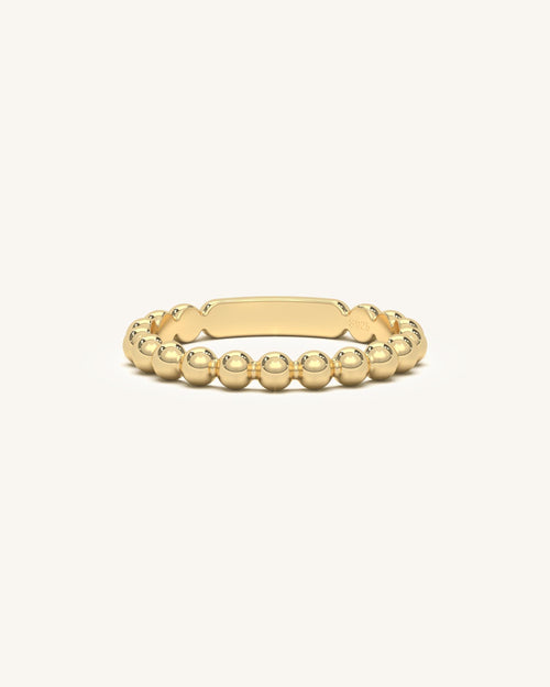 Gold Bead Ring