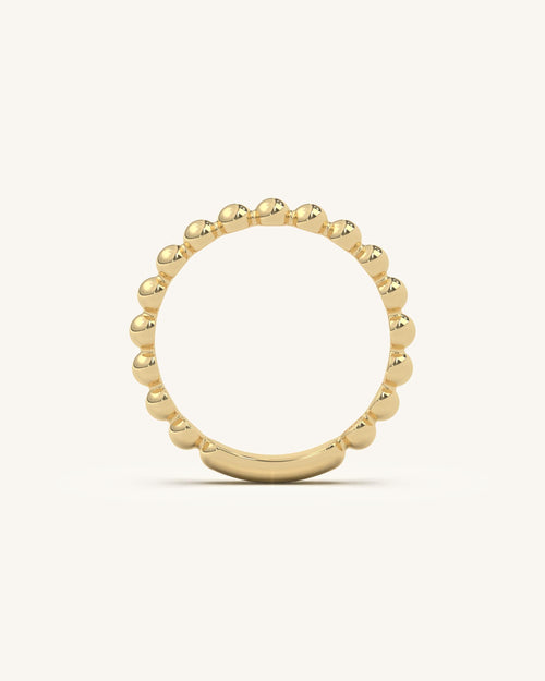 Gold Bead Ring