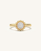 Floral Bead Ring
