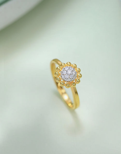 Floral Bead Ring
