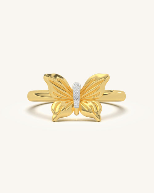 Textured Wing Ring