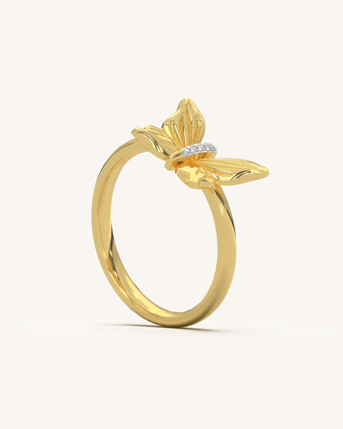 Textured Wing Ring