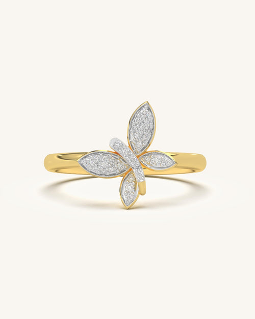 Elegant Wing Ring