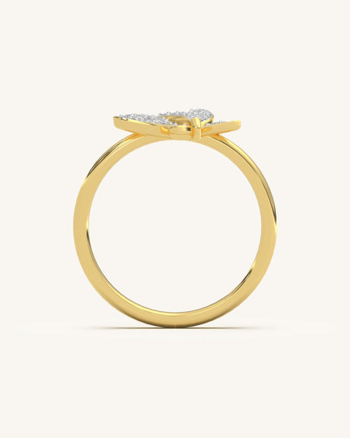 Elegant Wing Ring