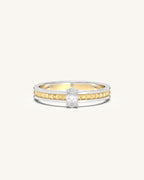 Boxy Center Oval Band