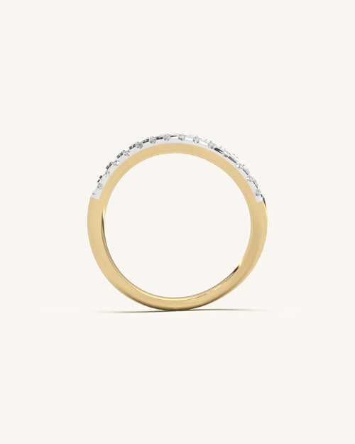 Diamond Curve Ring