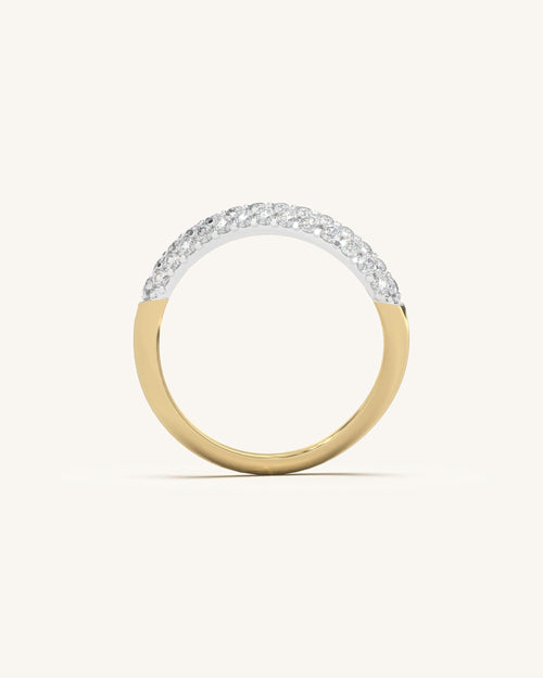 Pave Curve Ring