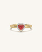 Heart Halo Ring