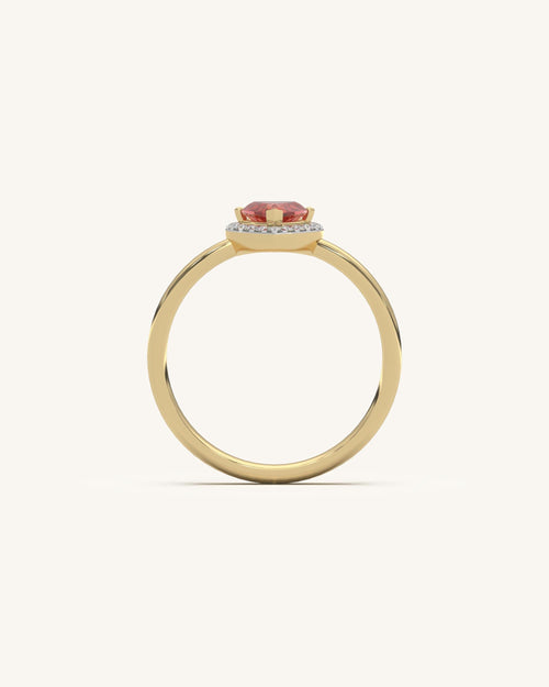 Heart Halo Ring