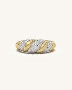 Diamond Twist Ring