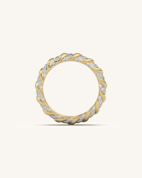 Twisted Diamond Band