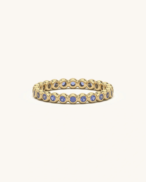 Blue Stone Band Ring
