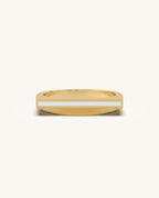 White Enamel Ring