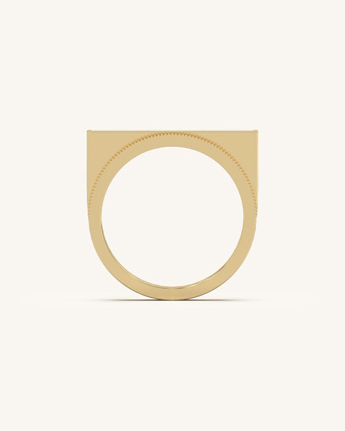 White Enamel Ring