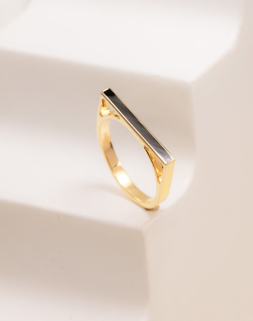 Black Bar Ring