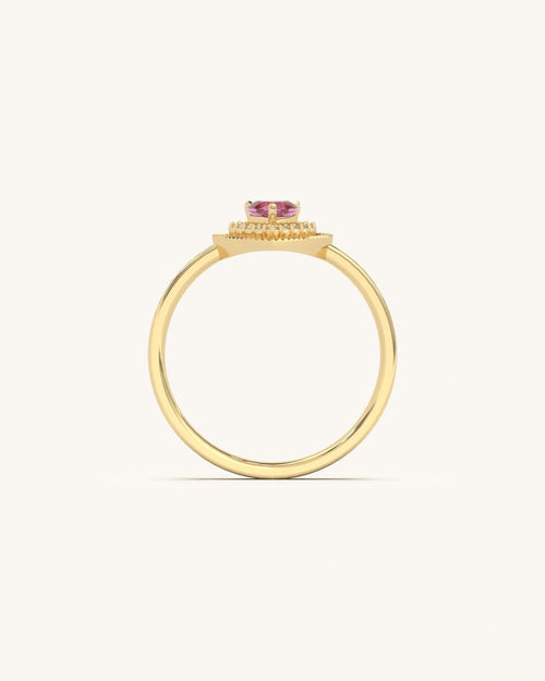 Pink Heart Ring