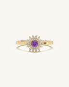 Amethyst Bloom Ring