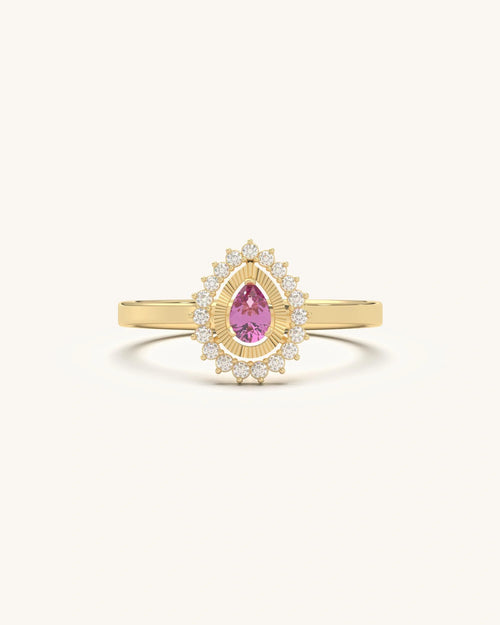 Teardrop Sparkle Ring