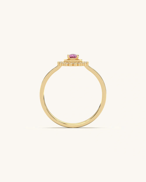 Teardrop Sparkle Ring